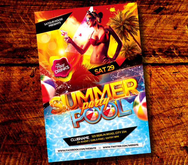 summer pool party flyer1