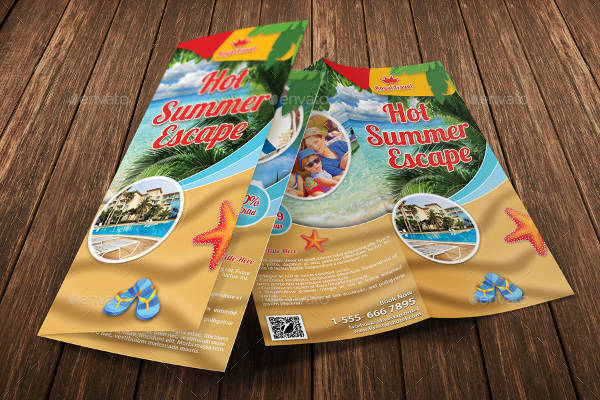 summer vacation brochure