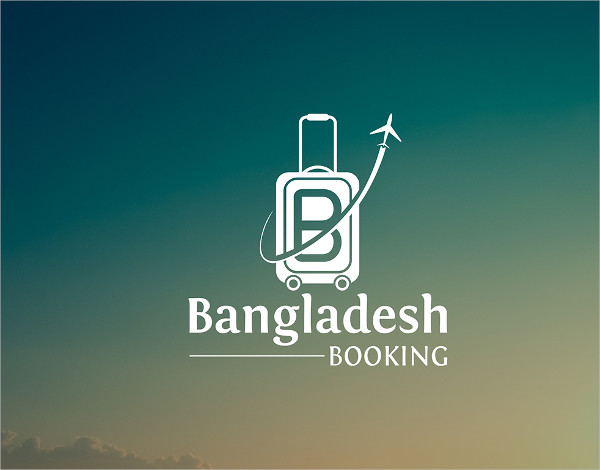 travel company logo vector