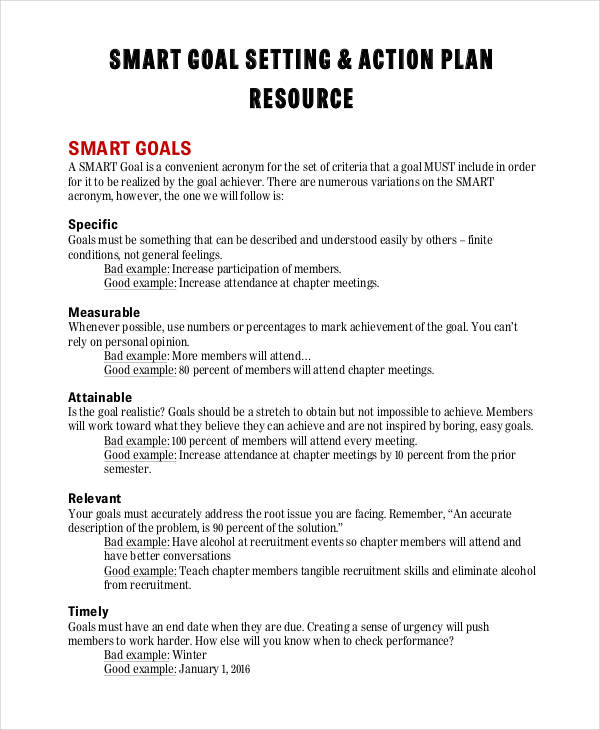 Smart Goals 121+ Examples, Format, How to Write, Doc, PDF