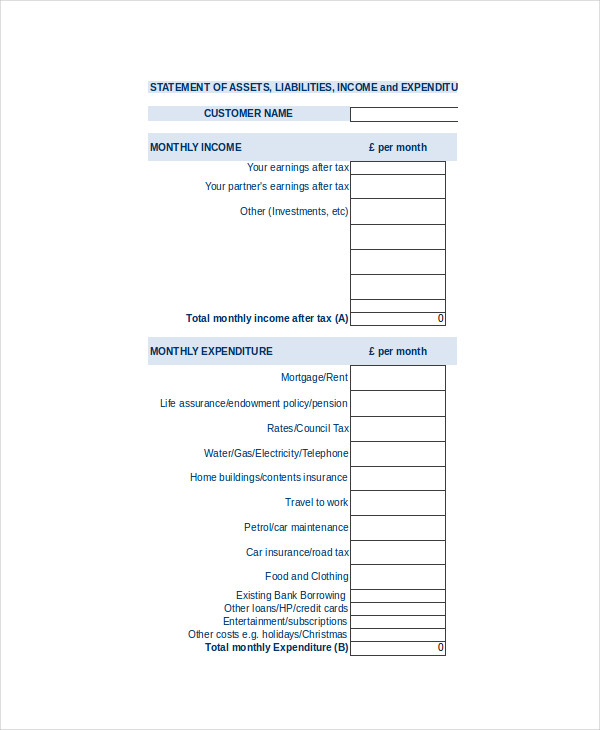 Statement 56 Examples Format Pdf Examples