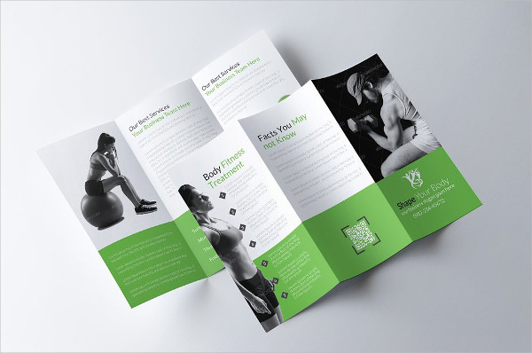 brochure fitness trifold workshop example brochures examples creative indesign psd publisher photoshop ai