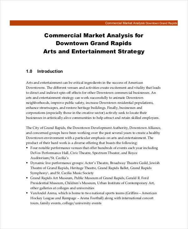 commercial analysis
