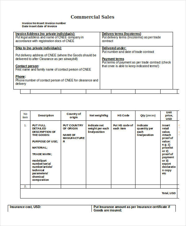 from ebay invoice Google Google Sheets 27 FREE in Invoice   Examples  Docs