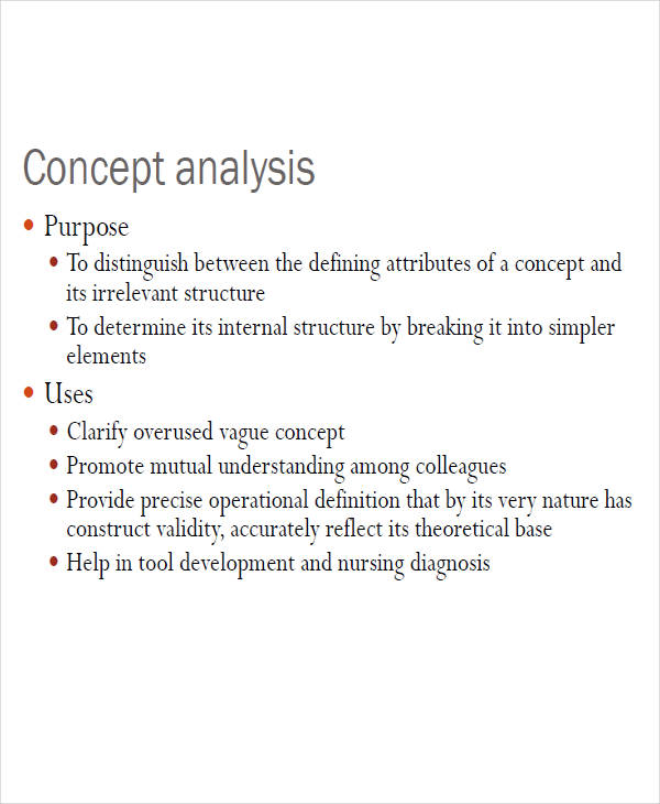 concept analysis