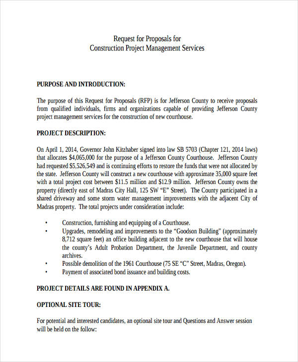 construction project management research proposal