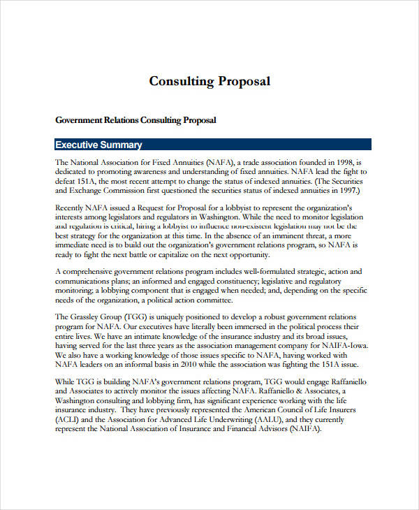 Consulting Proposal Sample3