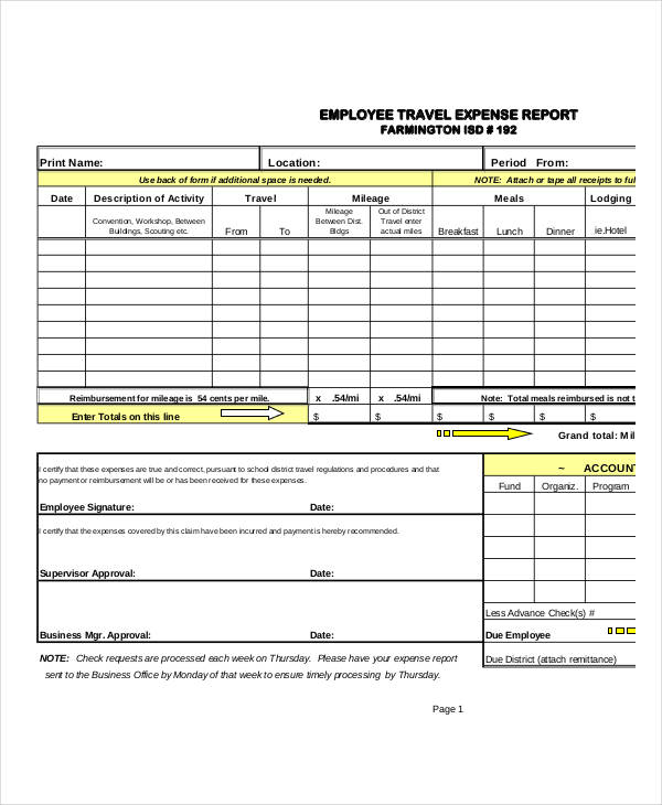 Expenditure Report Template from images.examples.com