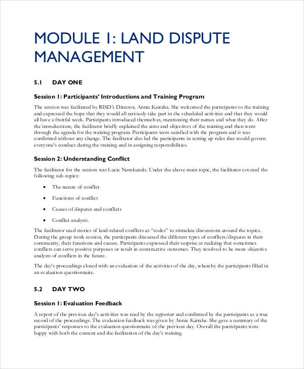 Academic Report Format