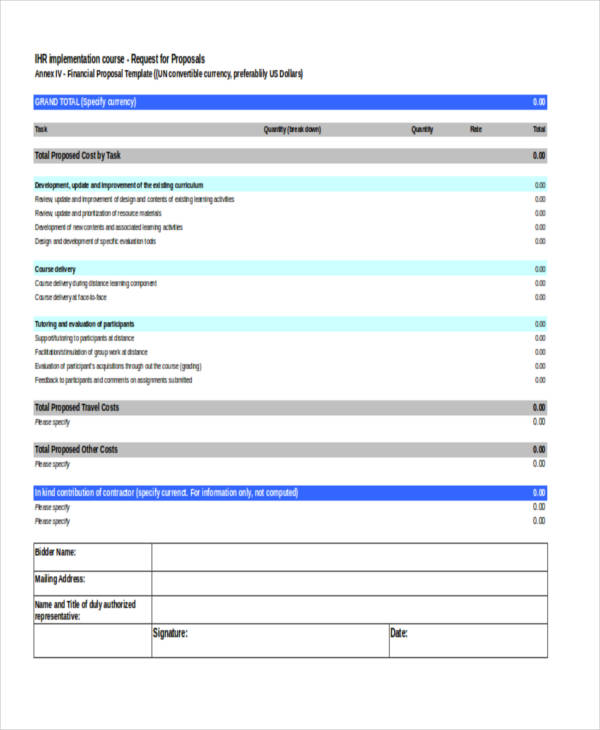 FREE 62+ Proposal Templates and Examples in PDF | Google Docs | Pages ...