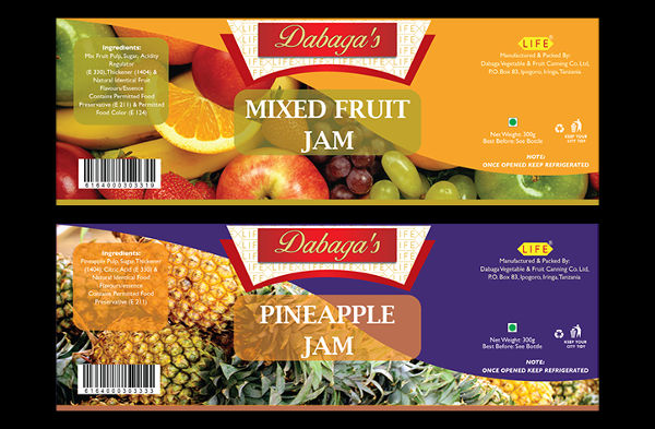 -Food Product Label Design