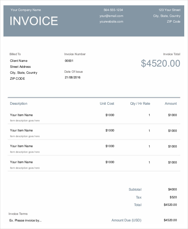 Free 7 Freelance Invoice Examples Samples In Google Docs Google Sheets Excel Word Doc Pdf Examples