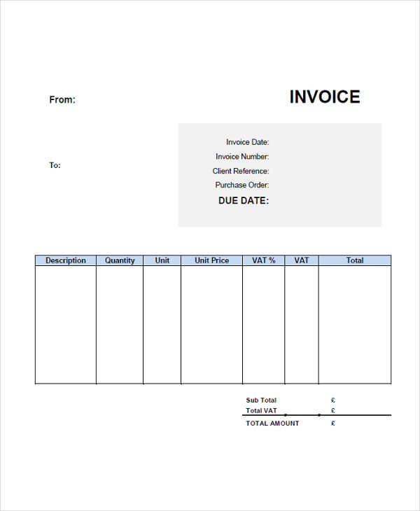 Freelance Invoice