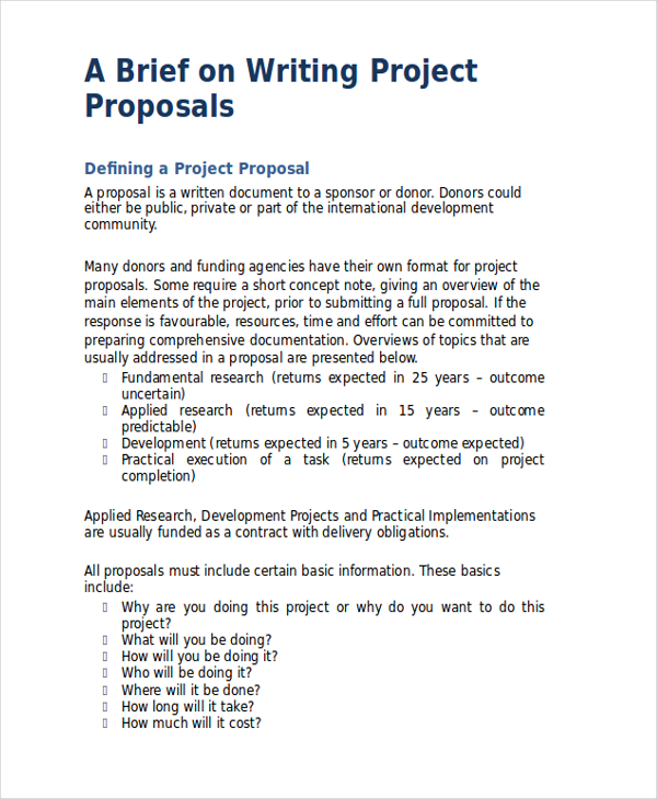 47+ Proposal Examples - MS Word | Pages | Google Docs | PDF | Examples