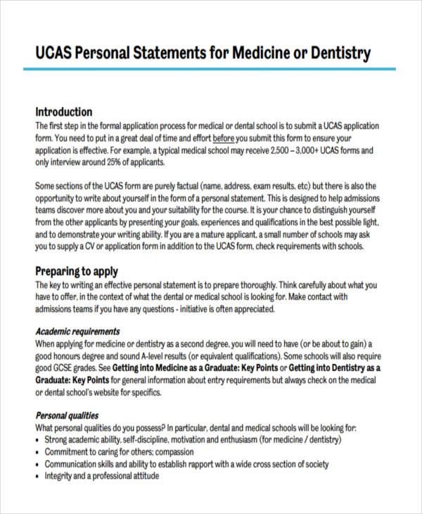 Personal statement medicine uk