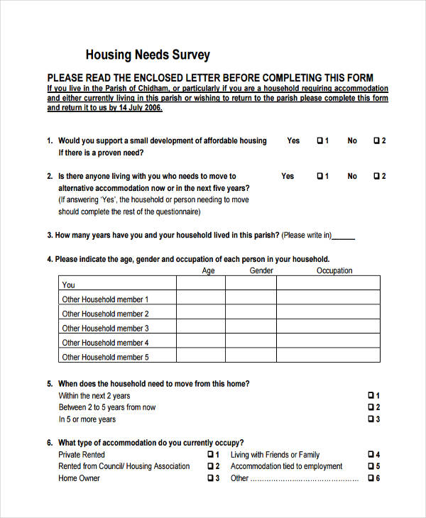 Survey Questionnaire Examples 32+ in PDF MS Word Google Docs