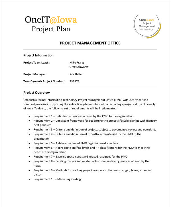 IT Project Plan