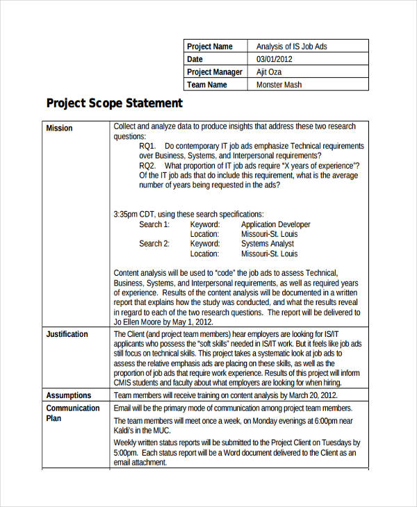 Scope Documents Template from images.examples.com