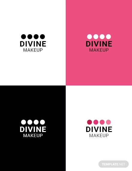 makeup artist logo design template