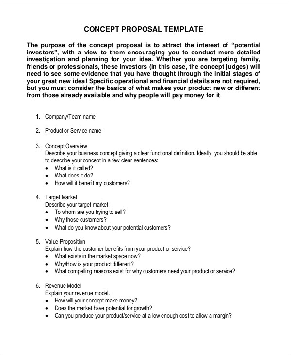 difference between concept note and research proposal