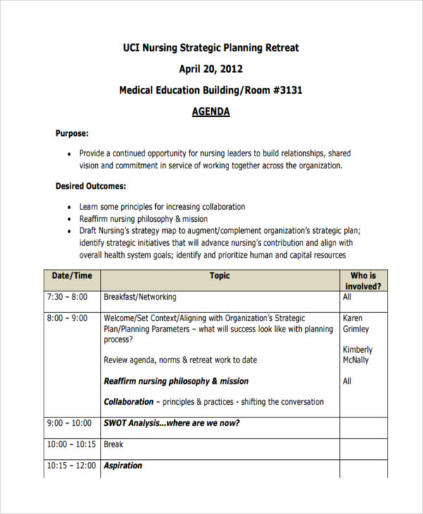 retreat-agenda-9-examples-format-pdf