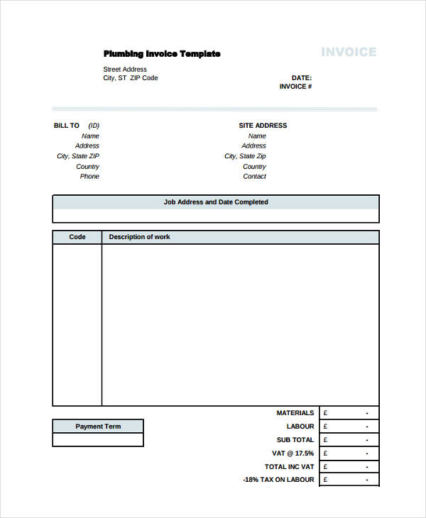 Work Bill Template from images.examples.com