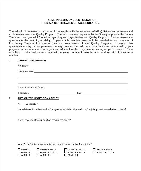 pre survey questionnaire in pdf