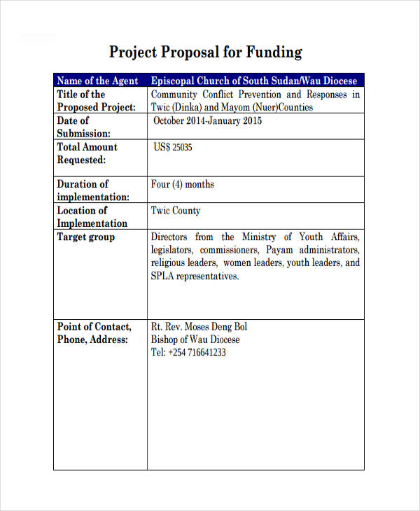 request grant example in Google Templates Examples  and  Proposal  FREE 57 PDF