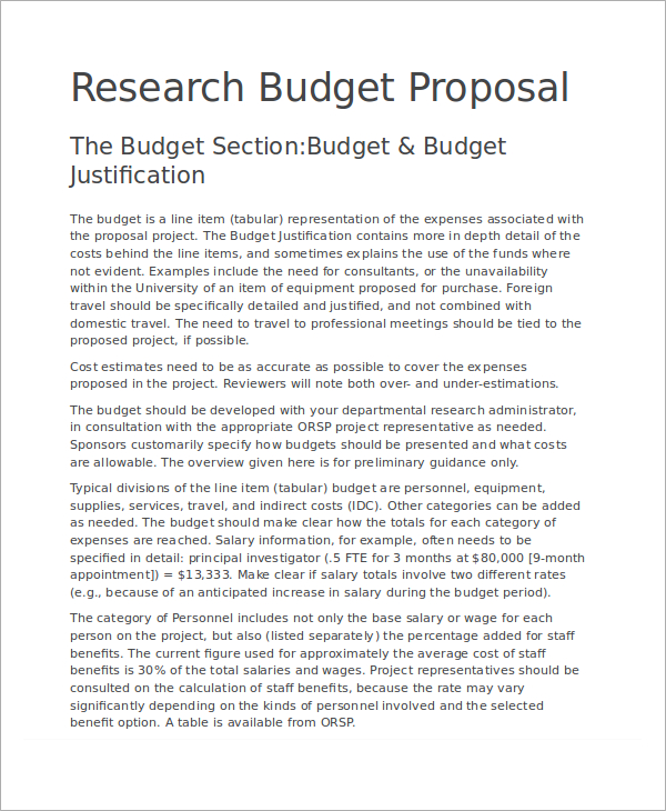 research budget1