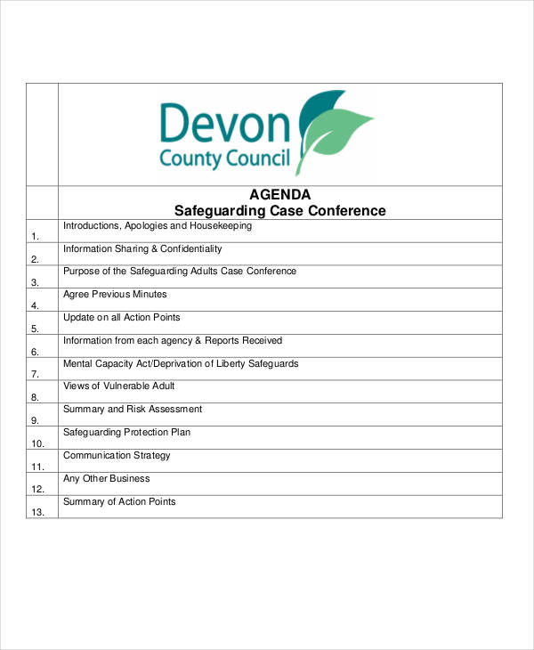 Conference Agenda 22+ Examples, Format, Pdf Examples