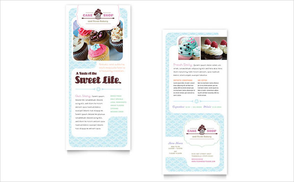 Sales Marketing Rack Card