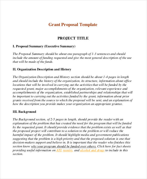 Free 11 Short Proposal Examples Samples In Pdf Doc Pages Examples