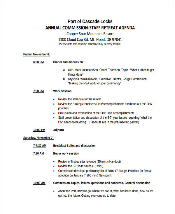 retreat-agenda-9-examples-format-pdf