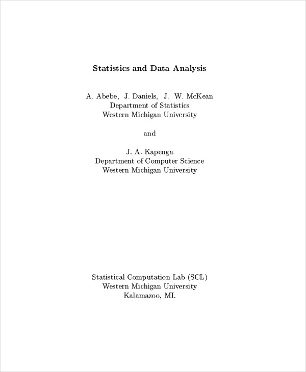 statistical data