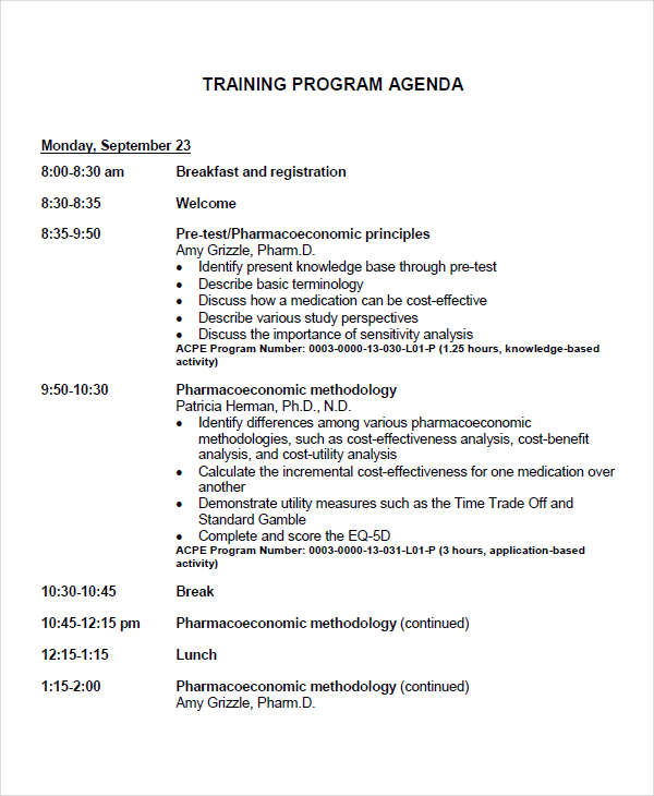 Training Program