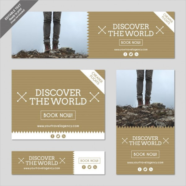 travel agency banner design