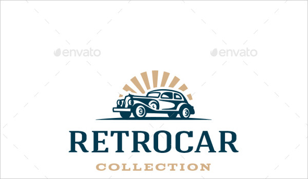 vintage car company logo