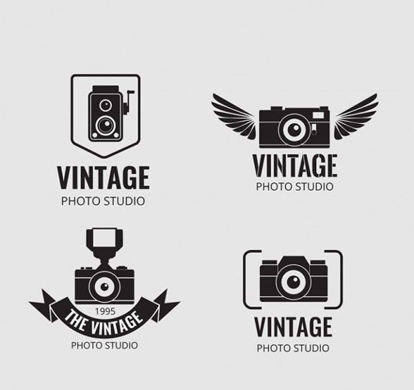vintage photography business logo