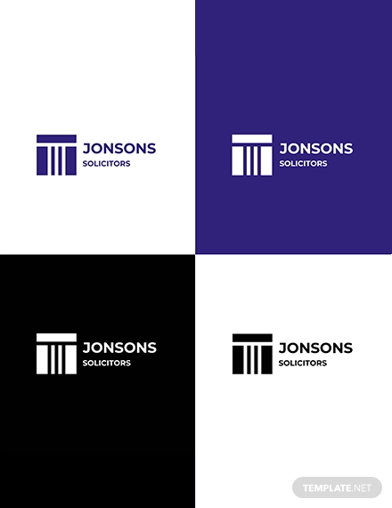 law firm logo template