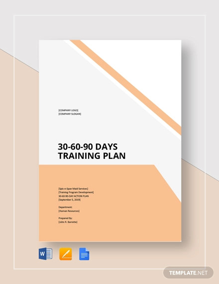 7+ Team Training Plan Templates - PDF