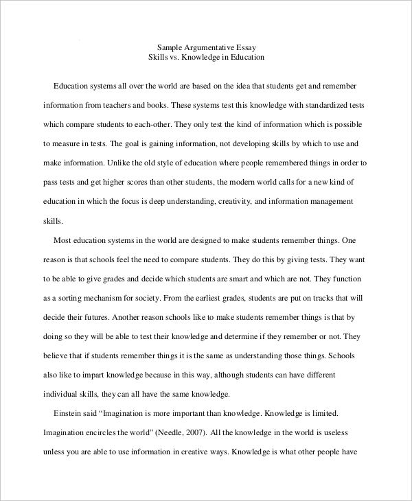 sample research essay high school