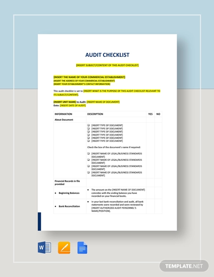 building energy audit checklist