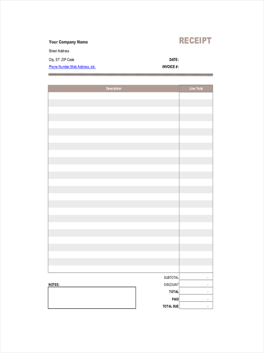 free 32 sample receipt examples in pdf doc examples