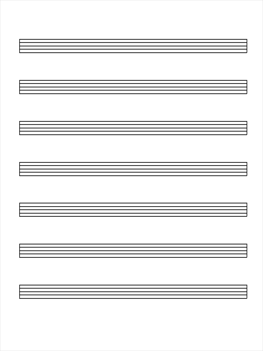 blank music chart