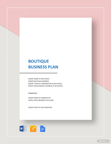 Boutique Business Plan Template1