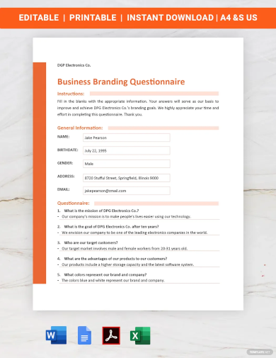 business branding questionnaire1