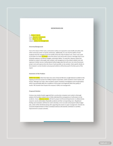 business management report template