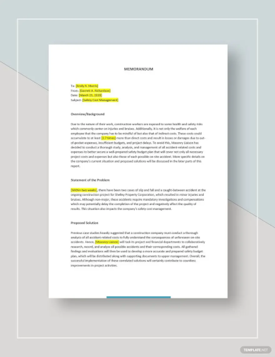 Business Management Report Template