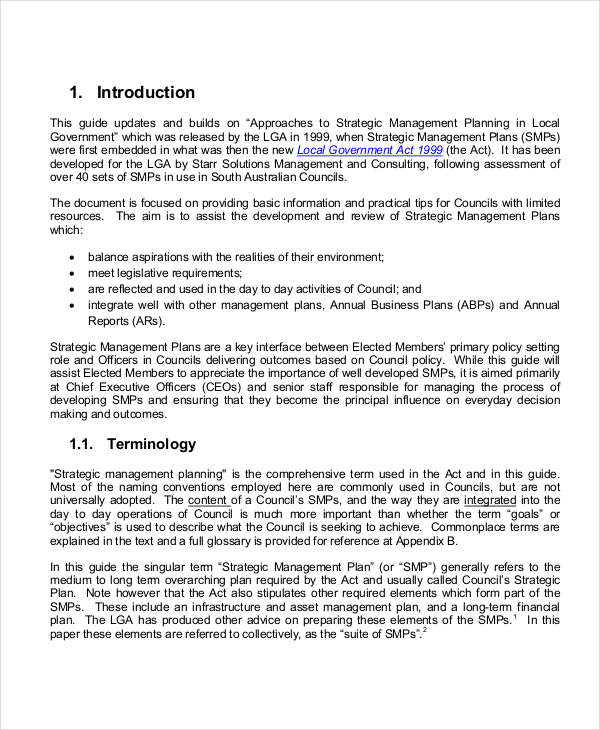 method in business plan example