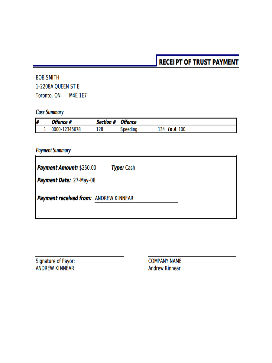 Receipt In PDF 28 Examples Format Sample Examples